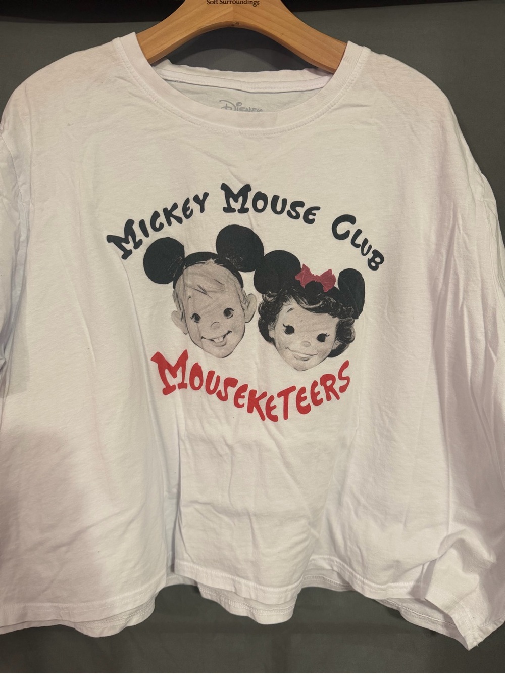 Disney White Mickey Mouse Club Mouseketeers Graphic Tee